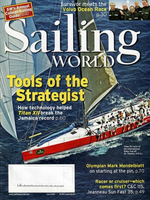 Sailing world tools of stategist magazine cover